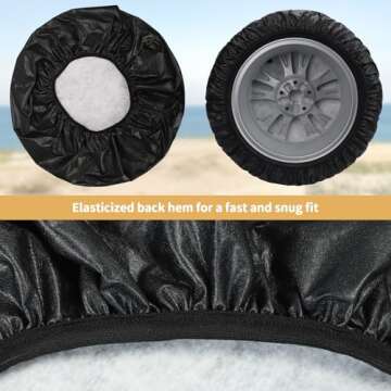 Leader Accessories Spare Tire Cover for SUVs and RVs