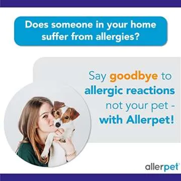 Allerpet Dog Dander Remover For Allergy Relief with Applicator Mitt