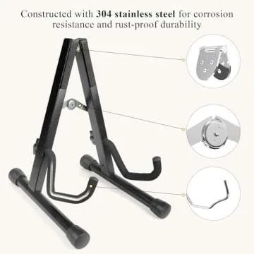 DIDA Elegant Ukulele Stand and Violin Holder for Easy Use