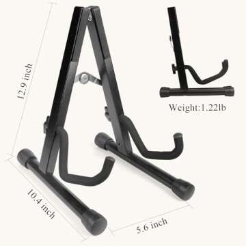 DIDA Elegant Ukulele Stand and Violin Holder for Easy Use