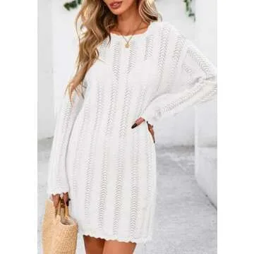 Stylish PRETTYGARDEN Women's Crochet Swimsuit Cover Up