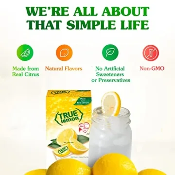 TRUE LEMON 100 Count Water Enhancer Pack - Sugar Free