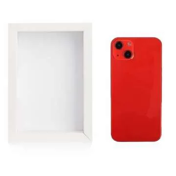 Hacaroa 6 Pack 4 x 6 Inches Shadow Box Frame, Small Wood Frame Memory Display Cases,1.2in Depth Picture Frame Case for Dried Flowers, DIY Craft, Memorabilia, Medals and Photos, White