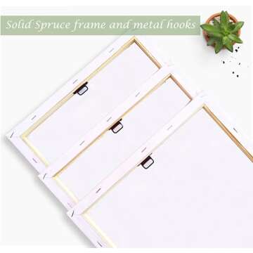 Induslyfe Framed Sage Green Vintage Wall Art Canvas Decor Set of 3, Matisse Wall Art Prints Posters Mid Century Modern Art, Aesthetic Floral Botanical wall art for bedroom, living room, bathroom 12x16