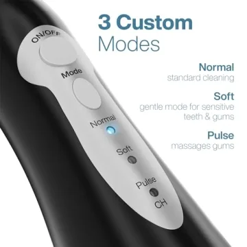 AquaSonic Aqua Flosser - Portable Rechargeable Water Flosser