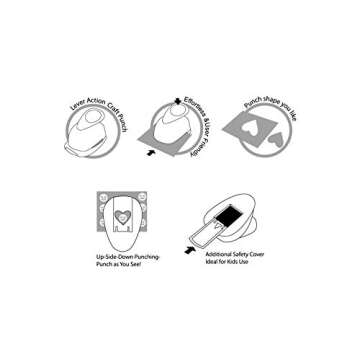 Bira Craft 5/8 Inch Heart Punch for Crafting & Scrapbooking