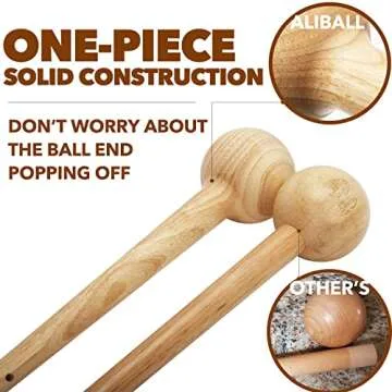 AliBall Baseball Glove Mallet, Quick Create Ball Shaped Pocket Softball Glove Mallet One Piece Solid...