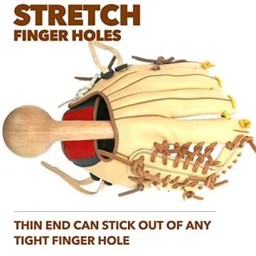 AliBall Baseball Glove Mallet, Quick Create Ball Shaped Pocket Softball Glove Mallet One Piece Solid Construction Mallet for Breaking in Glove