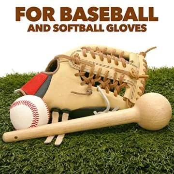 AliBall Baseball Glove Mallet, Quick Create Ball Shaped Pocket Softball Glove Mallet One Piece Solid Construction Mallet for Breaking in Glove