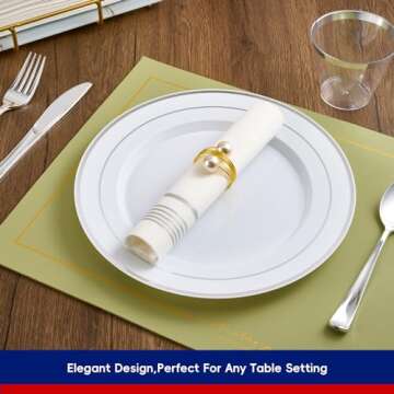 200 Pack Paper Napkins Disposable Guest Towels, Premium Quality 3-ply Dinner Napkins Soft, Absorbent Paper Hand Towels for Party or Wedding