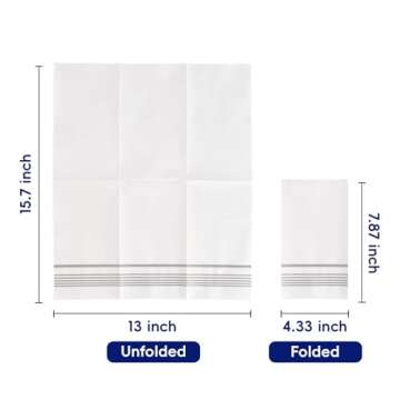 200 Pack Paper Napkins Disposable Guest Towels, Premium Quality 3-ply Dinner Napkins Soft, Absorbent Paper Hand Towels for Party or Wedding