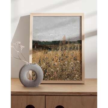 Haus and Hues Framed Wall Art for Living Room - Country Pictures Wall Decor with Rustic Charm, Vinta...