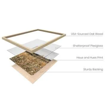 Haus and Hues Framed Wall Art for Living Room - Country Pictures Wall Decor with Rustic Charm, Vintage Elegance, and Nature's Beauty Perfect for a Touch of French and Country Flair (16x20 Framed