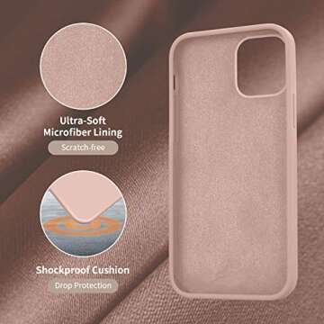 Cordking Silicone iPhone 12 Case - Durable & Stylish Protection