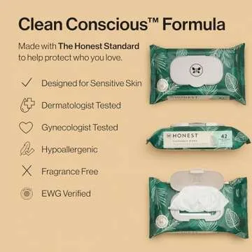 The Honest Company Flushable Wipes for Sensitive Skin