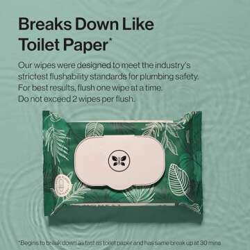The Honest Company Flushable Wipes for Sensitive Skin