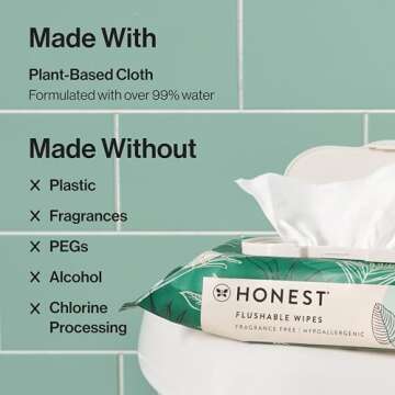 The Honest Company Flushable Wipes for Sensitive Skin