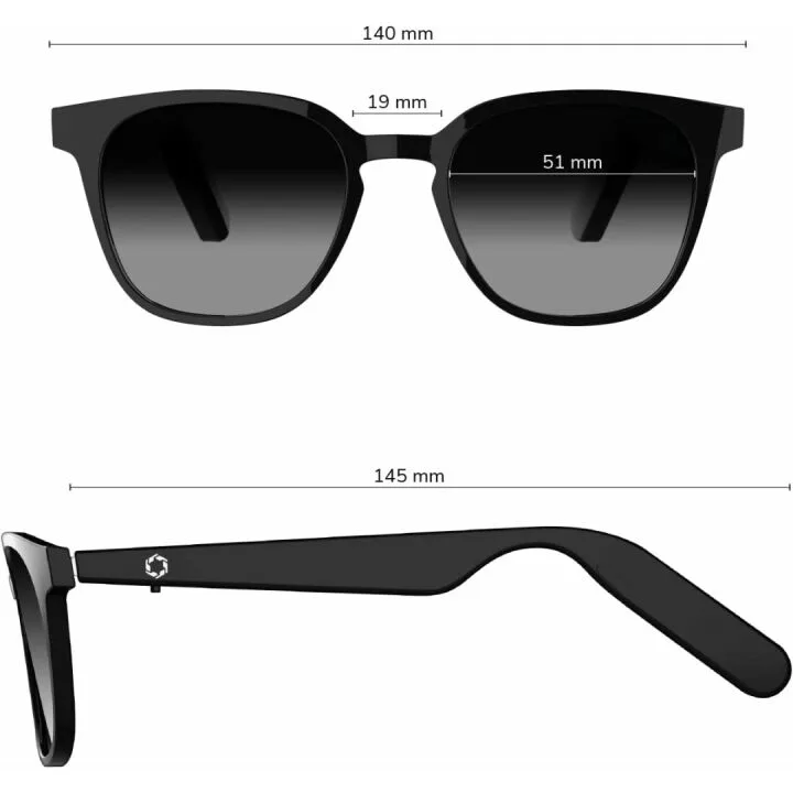 Lucyd Stratus Bluetooth Audio Glasses with UV Protection