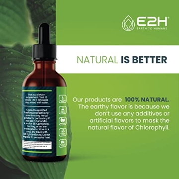 E2H Chlorophyll Drops for Natural Energy and Detox Support