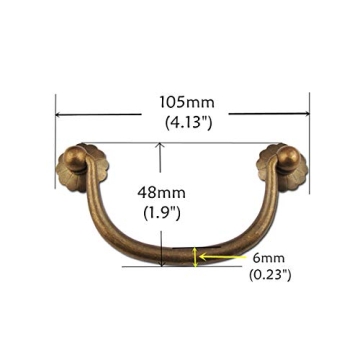 Elegant Antique Brass Drawer Pulls for Any Decor