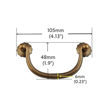 Elegant Antique Brass Drawer Pulls for Any Decor