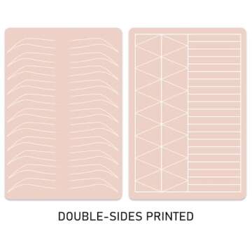 Lencharm Double Sides Silicone Practice Skin for Makeup