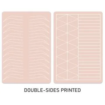 Lencharm Double Sides Silicone Practice Skin for Makeup