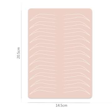 Lencharm Double Sides Silicone Practice Skin for Makeup