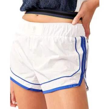 Buy Free People Varsity Blues Casual Shorts for Workouts