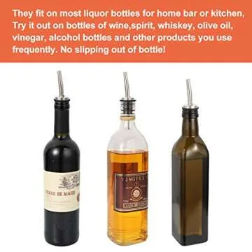 Upgrade Your Pouring with Stainless Steel Bottle Pourers