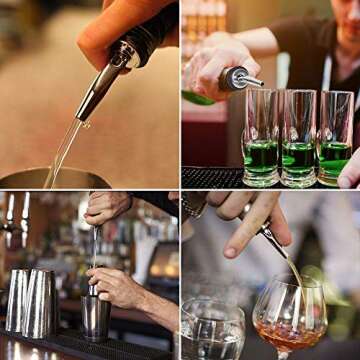Upgrade Your Pouring with Stainless Steel Bottle Pourers
