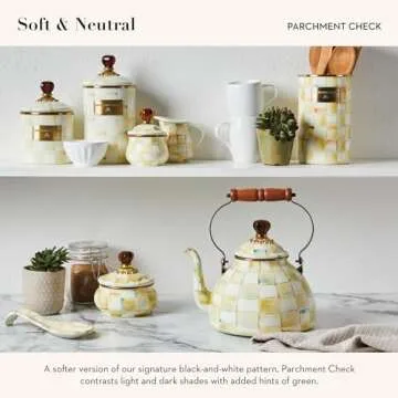 Charming 2-Quart MACKENZIE-CHILDS Tea Kettle for Stovetop