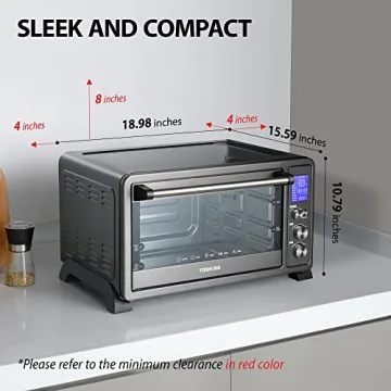 TOSHIBA 6-Slice Countertop Toaster Oven with Rotisserie