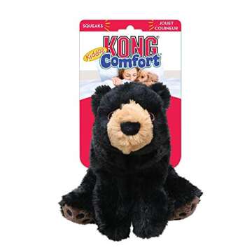 Kong Comfort Kiddos Bear Dog Toy – Plush, Fun & Cuddly