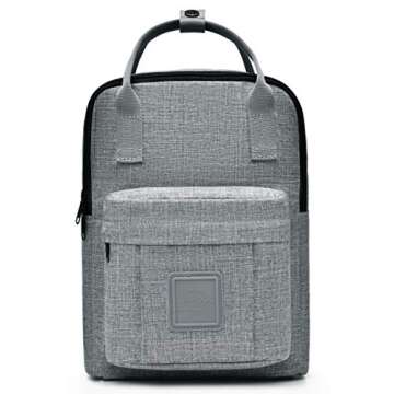 HotStyle BESTIE Mini Backpack Purse in Classic Grey - Stylish & Functional