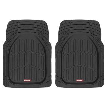 Motor Trend 2 Piece Heavy Duty Car Floor Mats - All Weather Protection