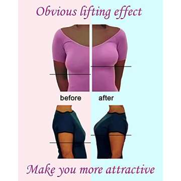 MSLO Lifting Nipple Covers Breast Petals Reusable Adhesive Invisible Bra Silicone Sticky Pasties Lift Wing for Women (2.6 inchs, Brown, 4)