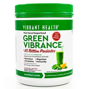 Vibrant Health Green Vibrance Powder, Ultimate Health Booster