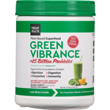 Vibrant Health Green Vibrance Powder for Optimal Wellness
