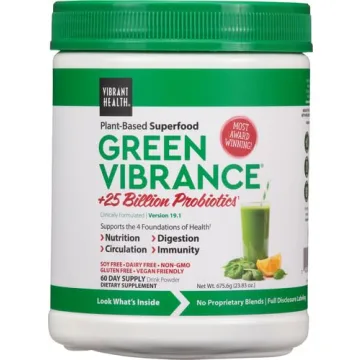 Vibrant Health Green Vibrance Powder for Optimal Wellness
