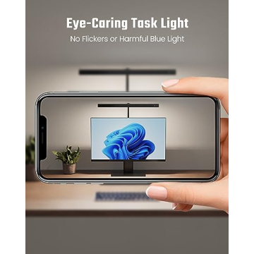 Adjustable SUPERDANNY LED Desk Lamp with Eye-Care Technology