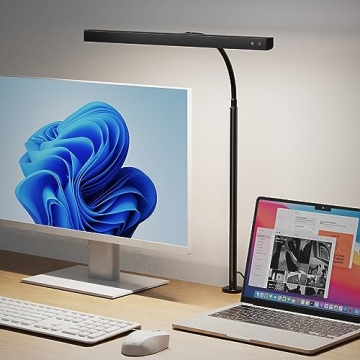 Adjustable SUPERDANNY LED Desk Lamp with Eye-Care Technology