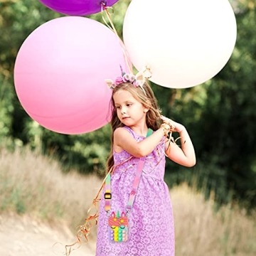 ATESSON Pop Purse - Unicorn Sensory Bag for Girls