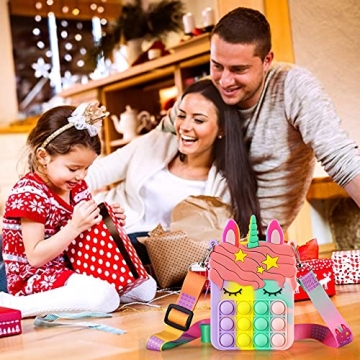 ATESSON Pop Purse - Unicorn Sensory Bag for Girls