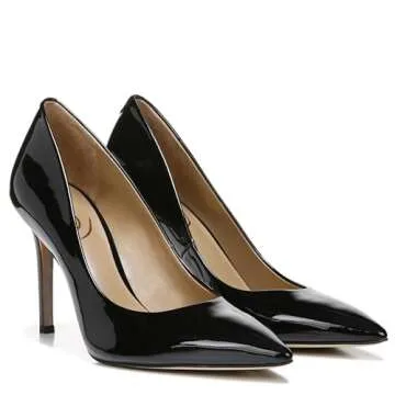 Sam Edelman Women's Hazel Dress Pump, Black Patent, 10 M US