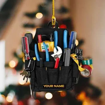 Personalized Electrician Ornament for Holiday Cheer