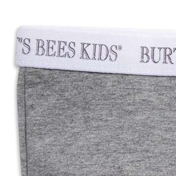 Burt's Bees Baby Baby Toddler Underwear, Hipster Panties and Boys Briefs, Set of 6, 100% Organic Cot...