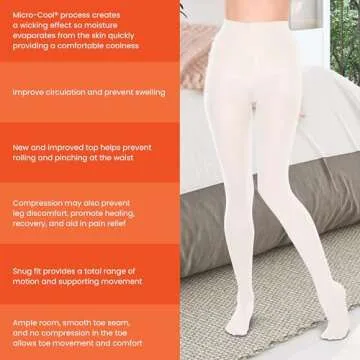 TherafirmLIGHT Women's Support Tights 10-15mmHg Compression