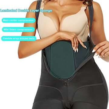 PAZ WEAN Lipo Foam Abdominal Compression Belly Ab Board 360 Bbl Post Surgery Tummy Tuck Recovery Liposuction Supplies after Lipo