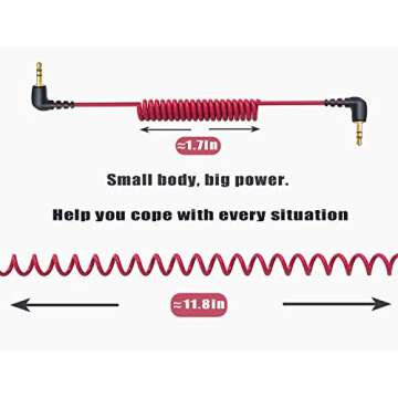 Quality 3.5mm TRS Male Microphone Cable for Vloggers